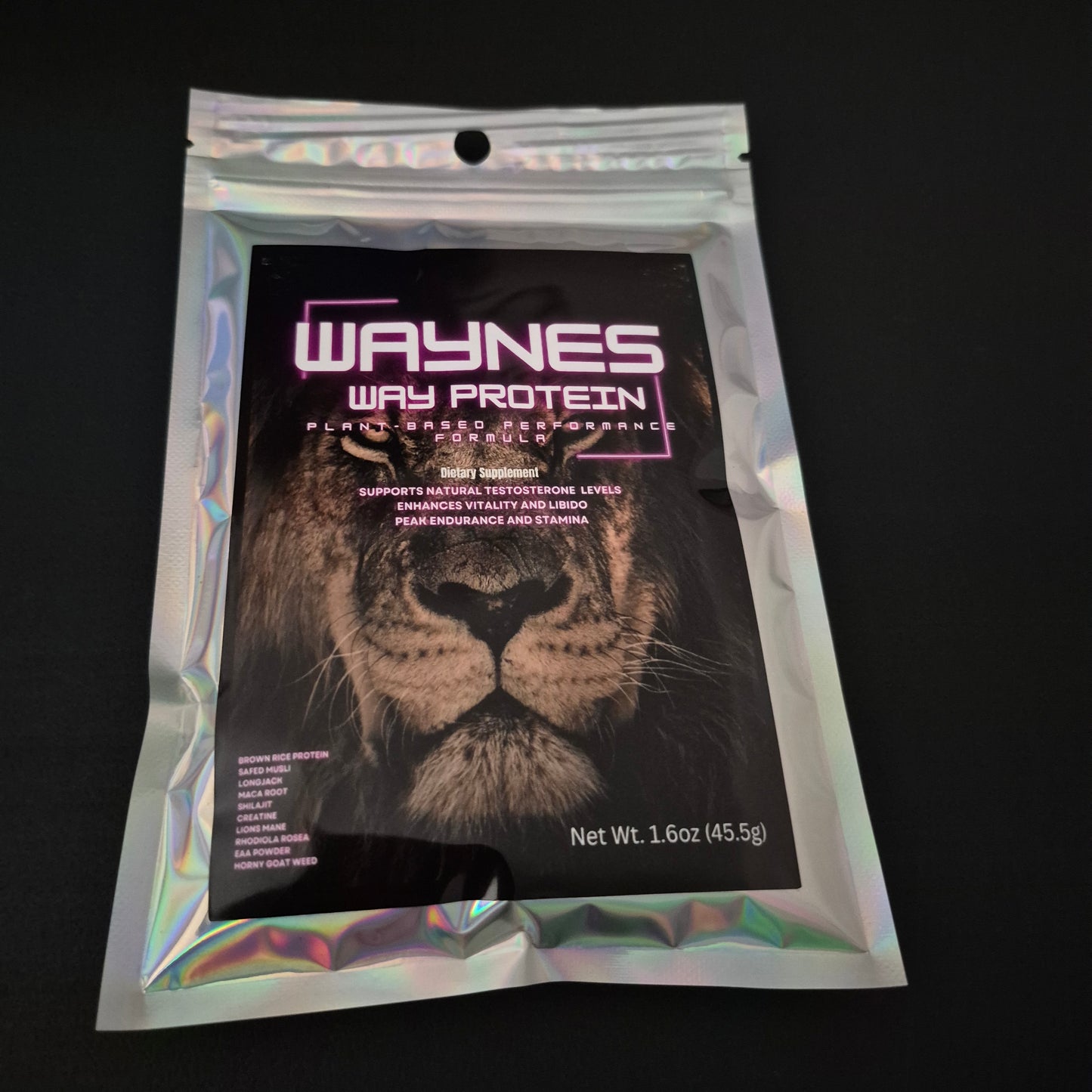 Wayne's Way Performance Protein Single Serving Chocolate